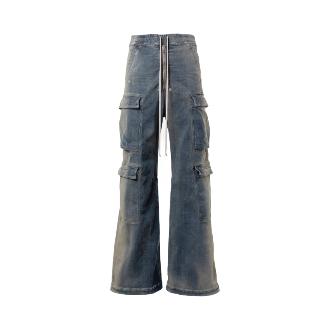 릭 오웬스 더블 카고 점보 벨라스 진 미네랄 펄 디그레이드