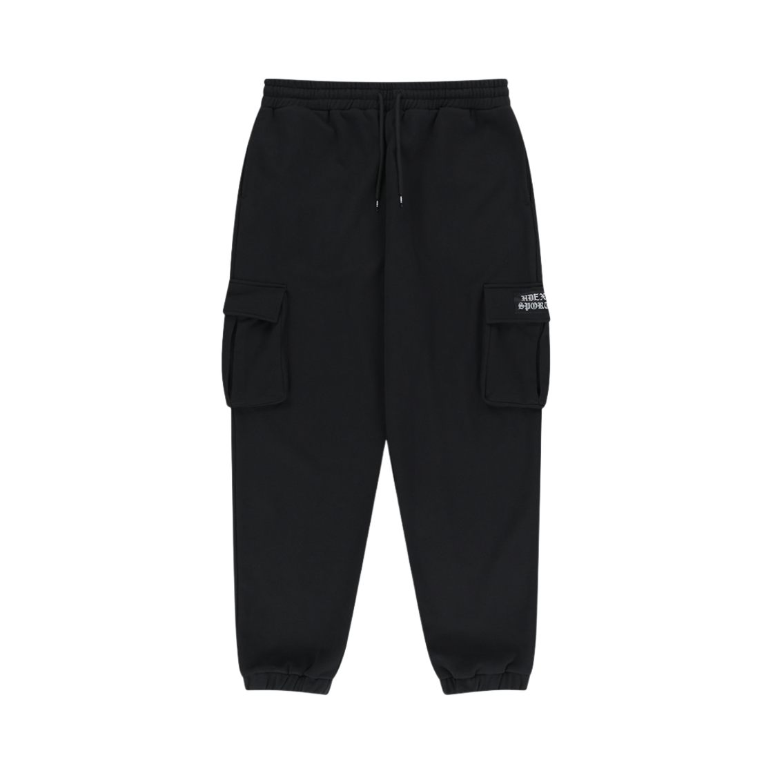 에이치덱스 에센셜 카고 조거 스웨트 팬츠 블랙