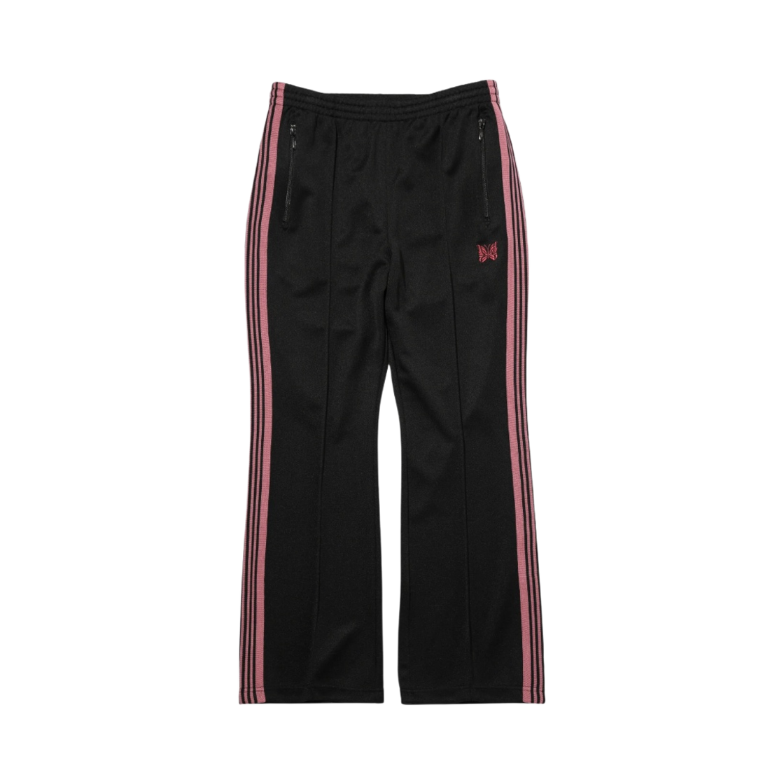 니들스 부츠컷 트랙 팬츠 폴리 스무스 블랙