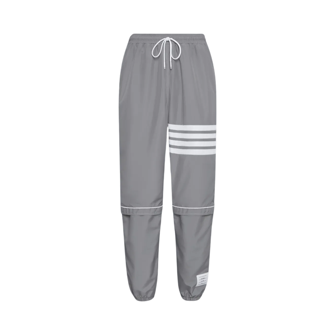 MJQ220A-08031-035 Thom Browne Mid Rise Ripstop Track Pants Grey