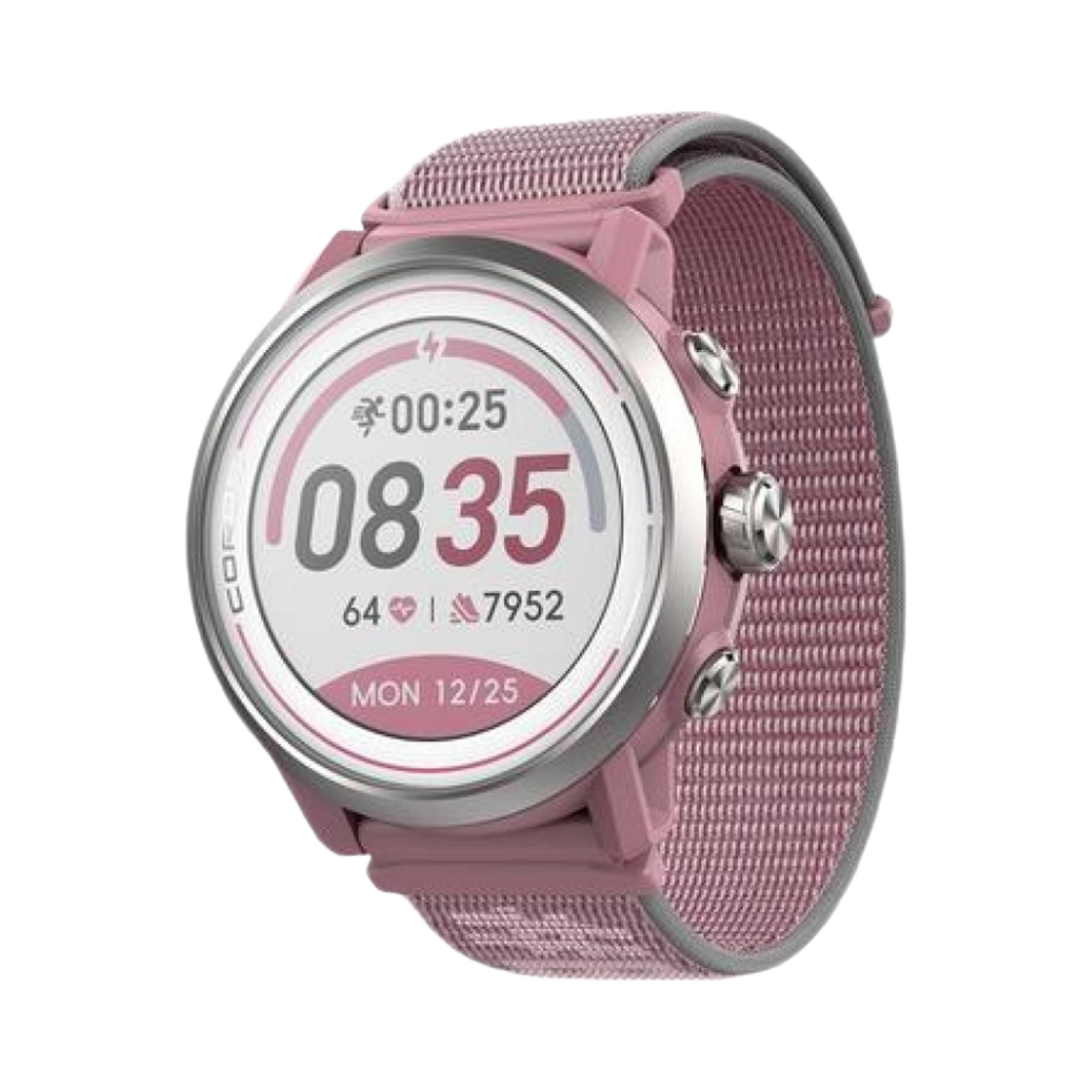 코로스 아펙스 2 GPS 아웃도어 워치 나일론 밴드 더스티 핑크 (국내 정식 발매 제품)(Coros Apex 2 GPS Outdoor Watch Nylon Band Dusty Pink (Korean Ver.))