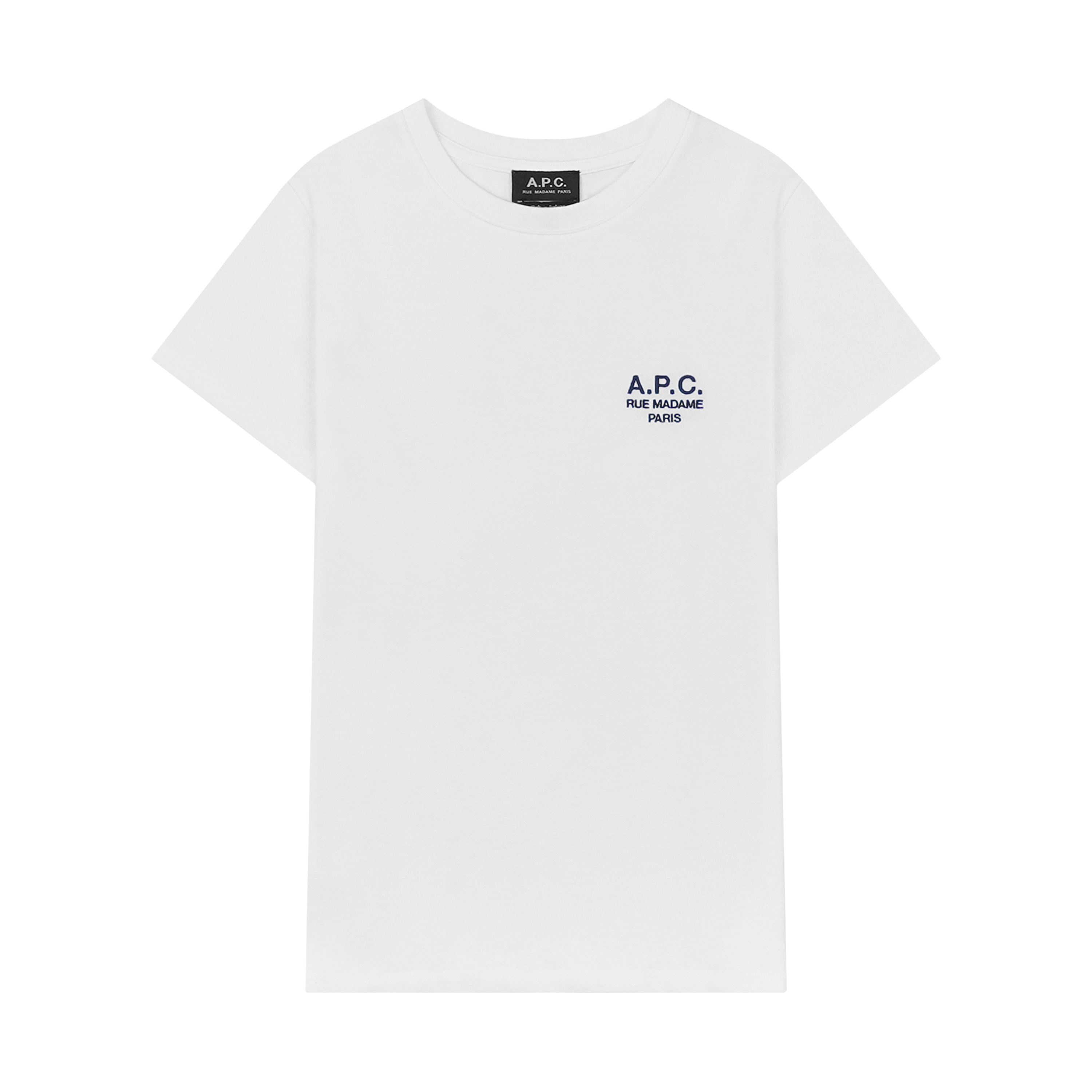 (W) 아페쎄 데니스 티셔츠 화이트((W) A.P.C. Denise T-Shirt White)