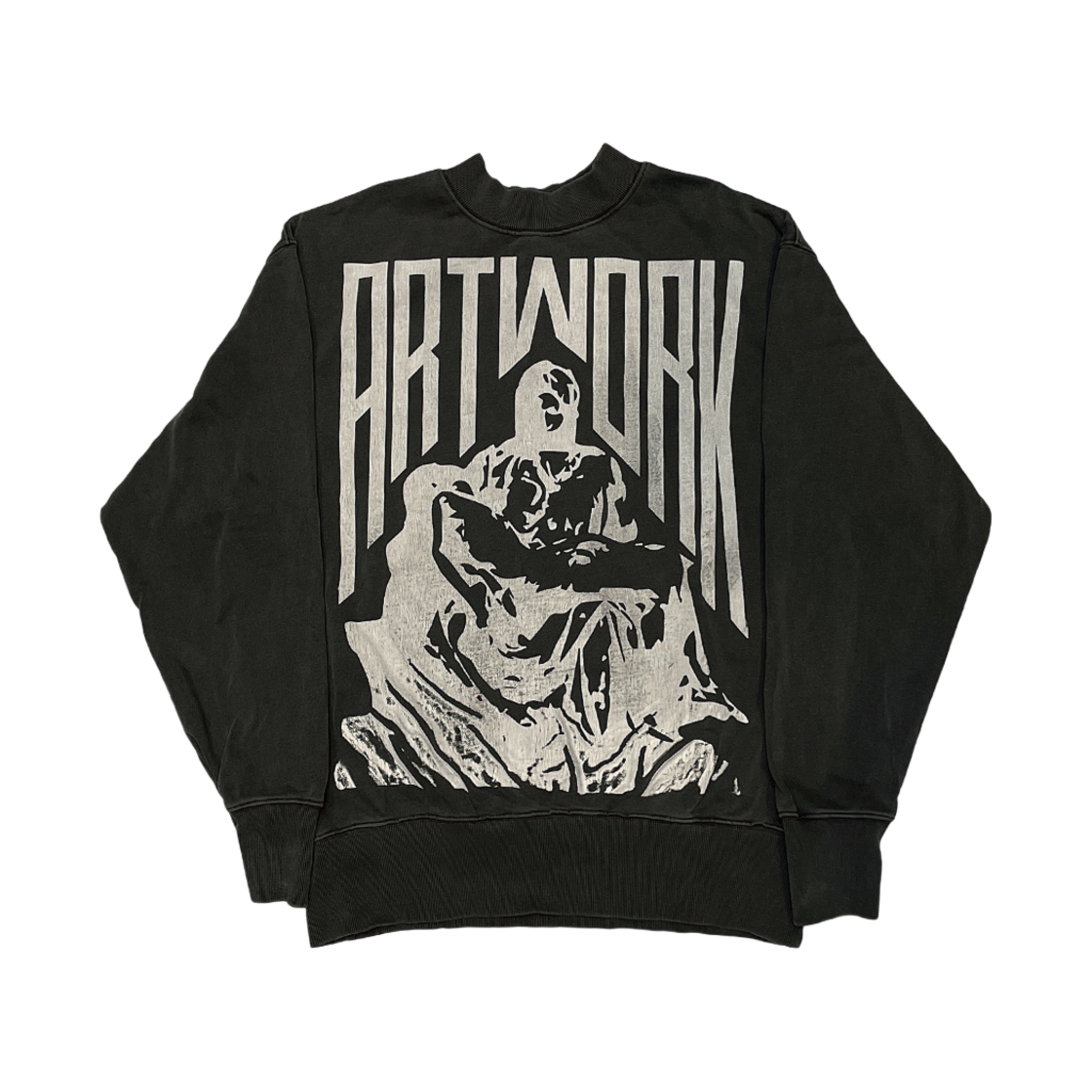 PS506_Ch Artwork Museum Pieta Sweatshirt Charcoal