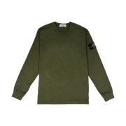 Stone Island 64450 Long Sleeve Crewneck Sweatshirt Olive Green - 21SS