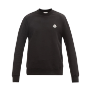 Moncler Logo Sweatshirt Black - 22SS
