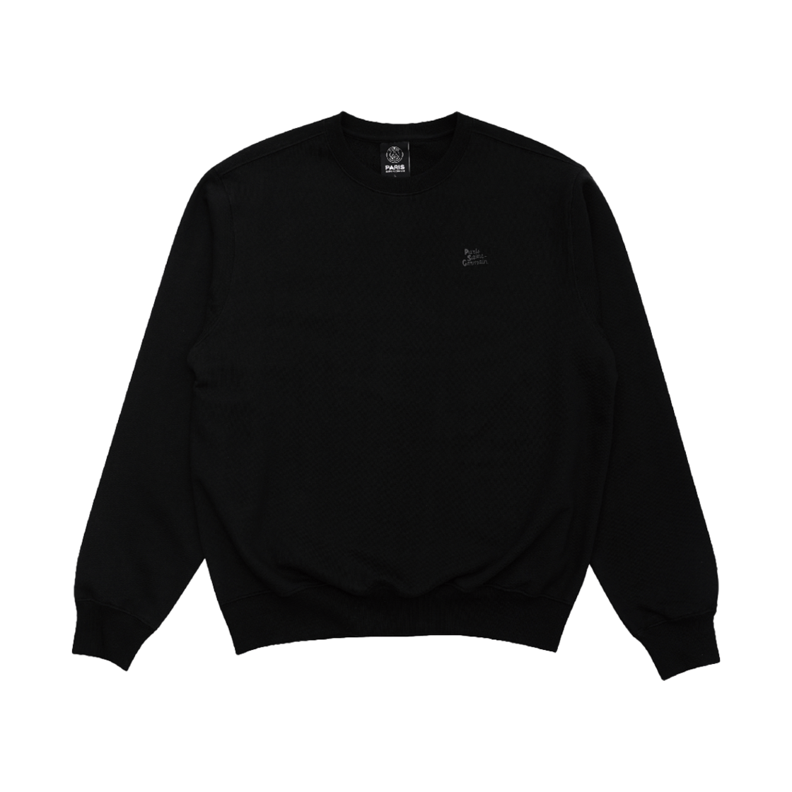 오버더피치 파리 생제르망 백 레터링 스웻 셔츠 블랙(Over The Pitch PSG back letteringsweat shirts)