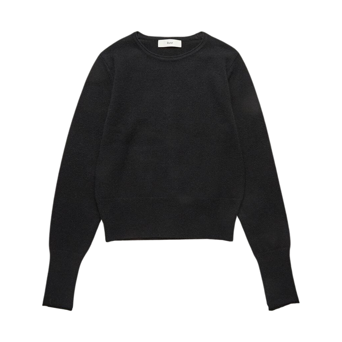 (W) 던스트 썸홀 커프 스웨터 블랙((W) Dunst Thumbhole Cuff Sweater Black)