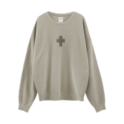 Polyteru 1011 Graphic Waffle Knit Cross Beige - 24SS