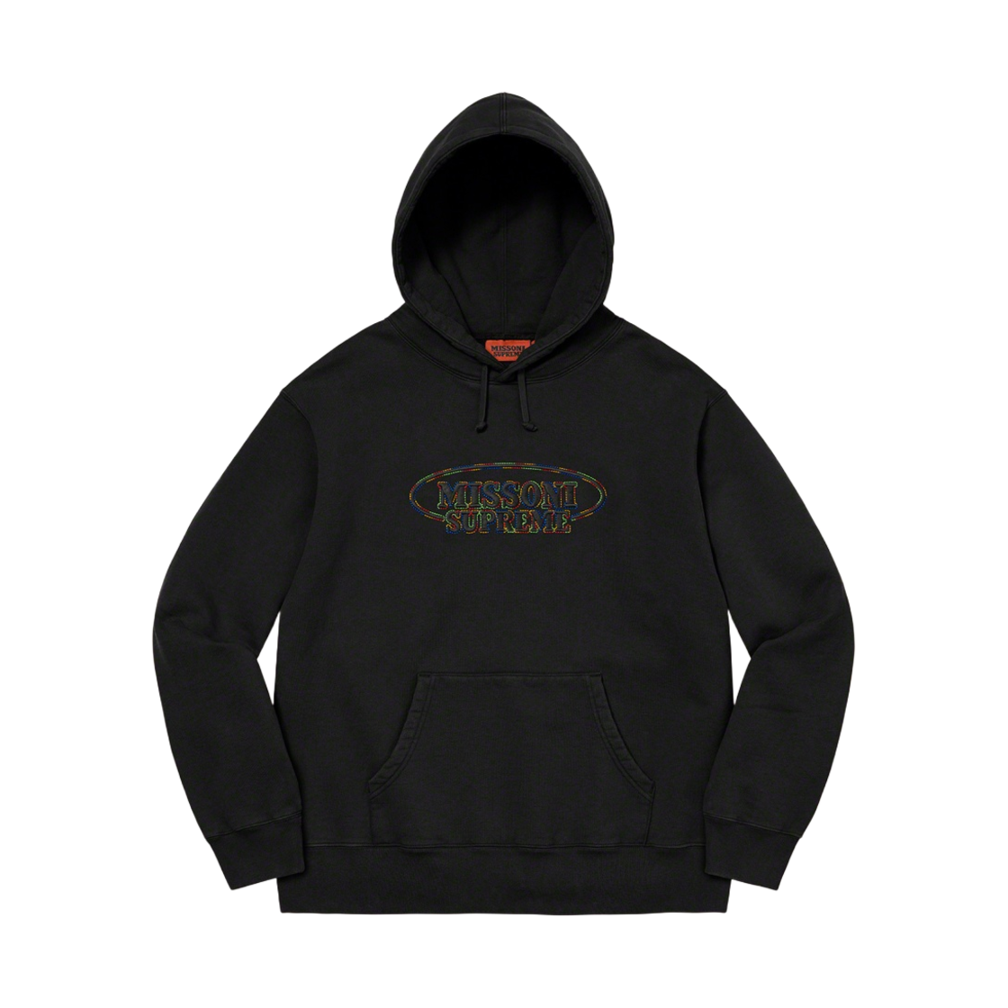 슈프림 x 미쏘니 후드 스웨트셔츠 블랙 - 21FW(Supreme x Missoni Hooded Sweatshirt Black - 21FW) - 1