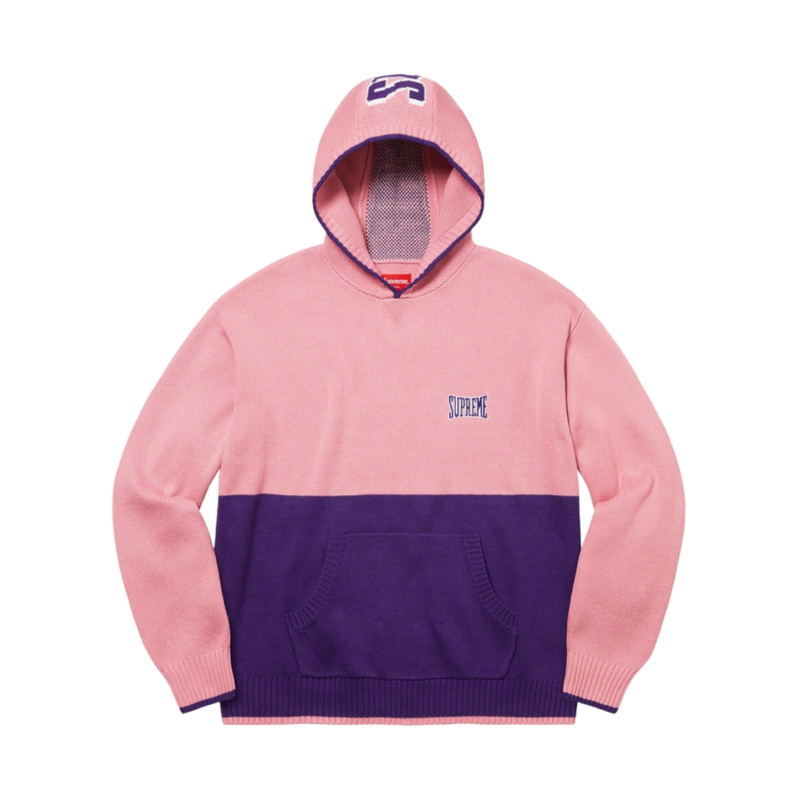 トップス supreme 2-Tone Hooded Sweater Pink 2-Tone Hooded Sweater | Supreme 21fw