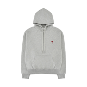AMI De Coeur Hoodie Heather Ash Grey