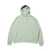 Nike Club Fleece Oversized French Terry Pullover Hoodie Jade Horizon White - Asia
