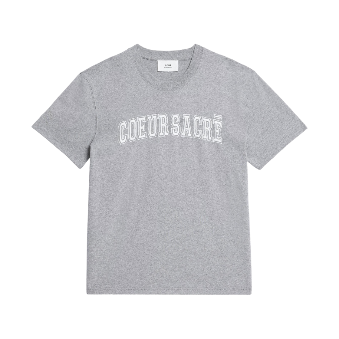 아미 꾀흐 사크레 티셔츠 헤더 그레이(AMI Coeur Sacre T-Shirt Heather Grey) - 1