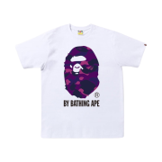 BAPE Color Camo by Bathing Ape T-Shirt White Purple