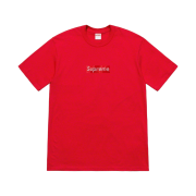 Supreme Swarovski Box Logo T-Shirt Red - 19SS