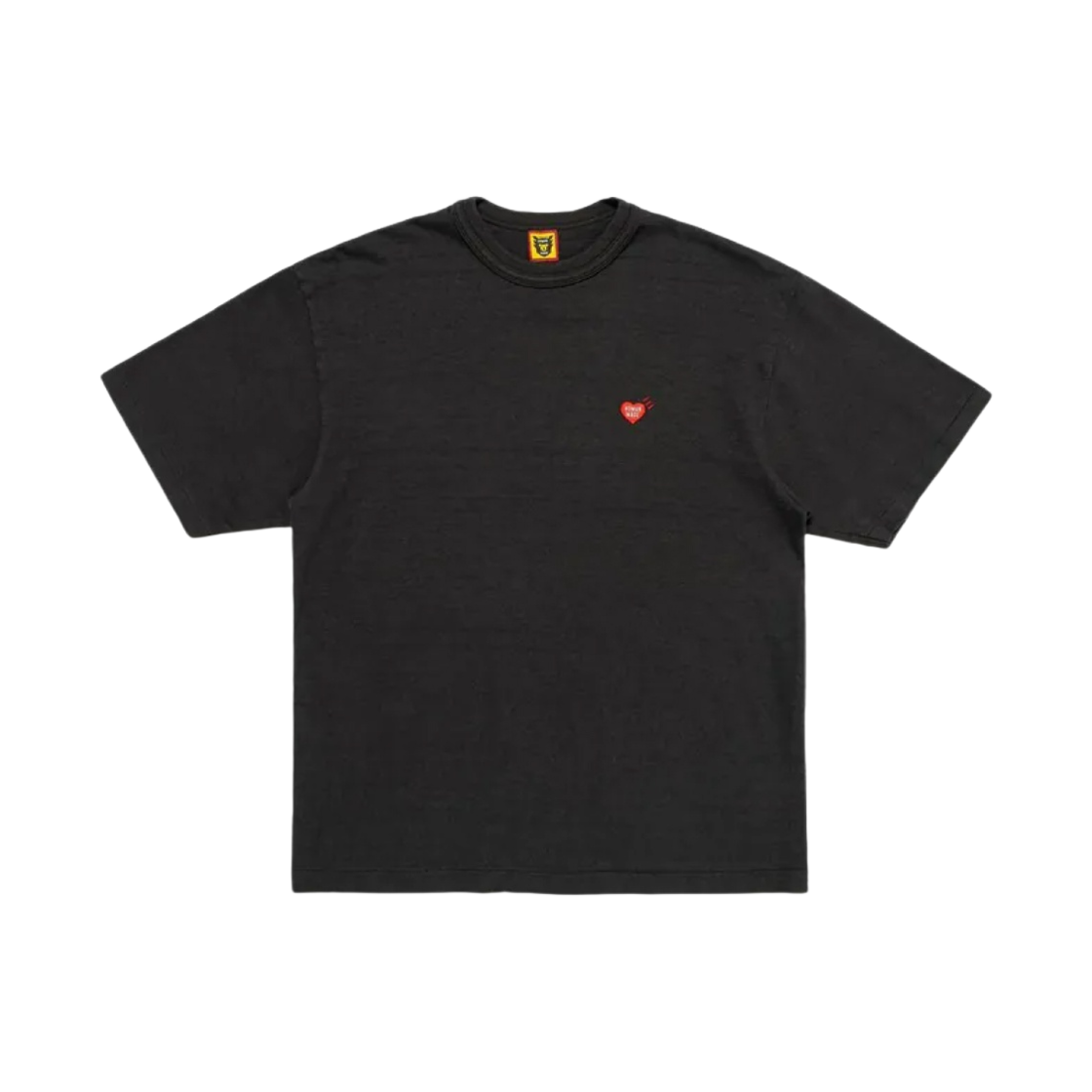 휴먼 메이드 하트 뱃지 티셔츠 블랙 - 오프라인 스토어 한정