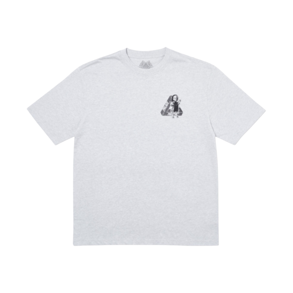 팔라스 U 피규어 티셔츠 그레이 말 - 19FW(Palace U Figure T-Shirt Grey Marl - 19FW) - 2
