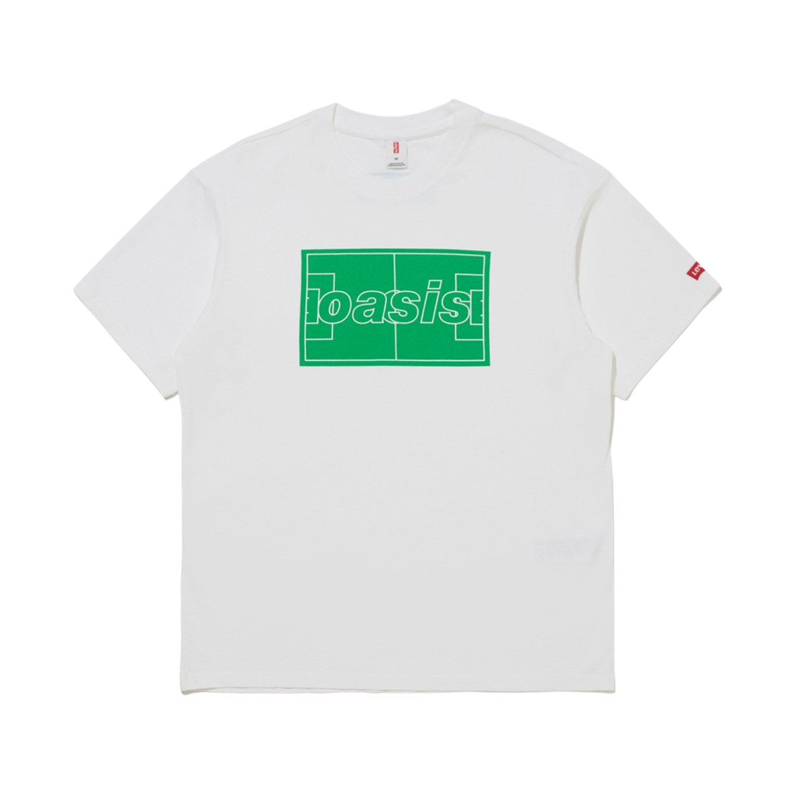 리바이스 x 오아시스 메인 로드 티셔츠 화이트(Levi's x Oasis Maine Road T-Shirt White)
