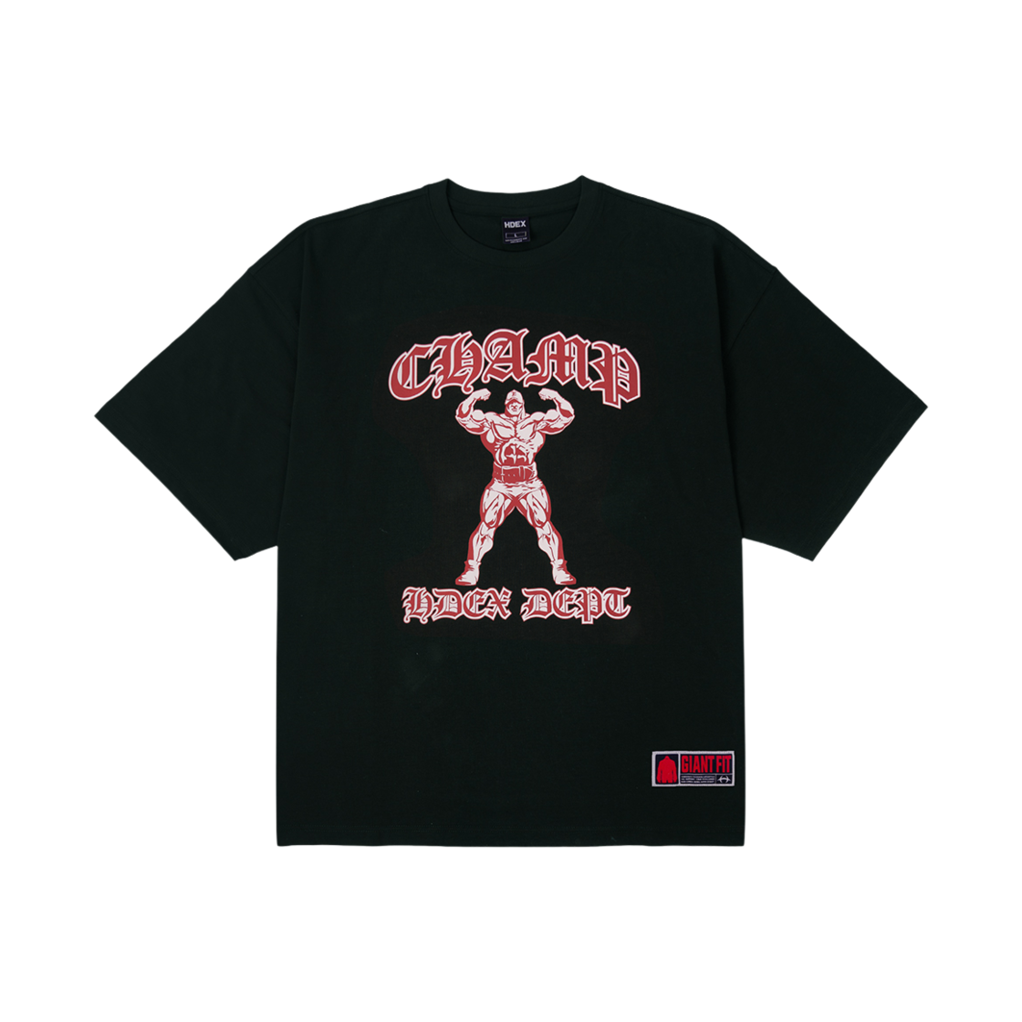 【HDEX】 Old Champ Giant Fit Short Sleeve hdex Old Champ Short Sleeve Tee on Bunjang Global Site.
