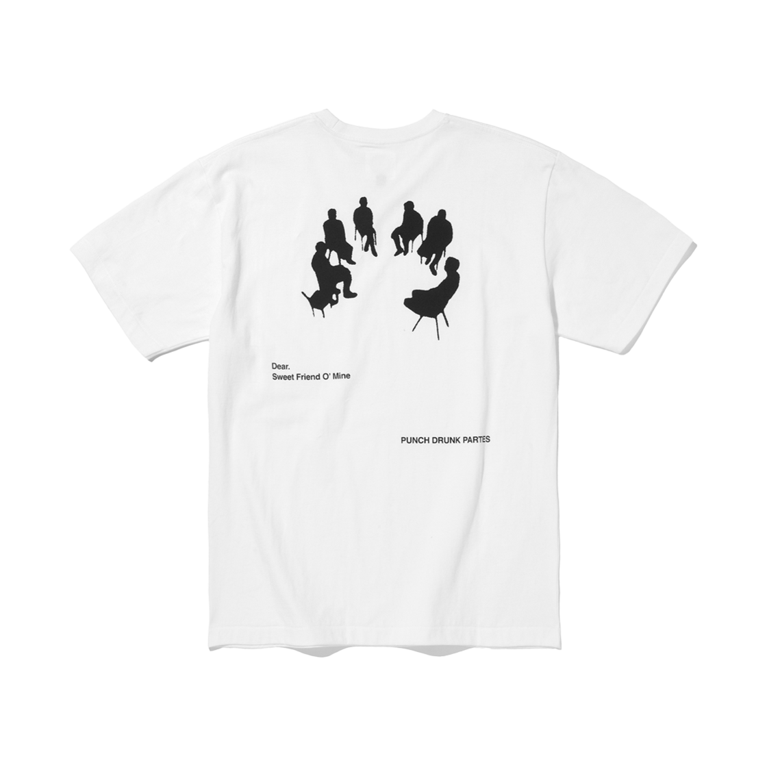 펀치 드렁크 파티즈 파티어 티 화이트