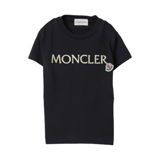 新品　MONCLER MAGLIA T-SHIRT ブラック TG 4A MONCLER T-shirt MAGLIA in black