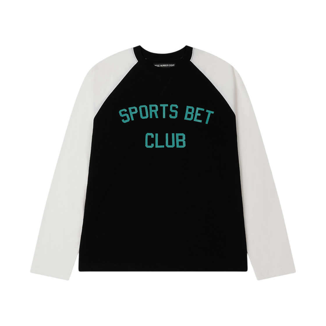 824204042 Pose Number Eight Arch Raglan Long Sleeve Black