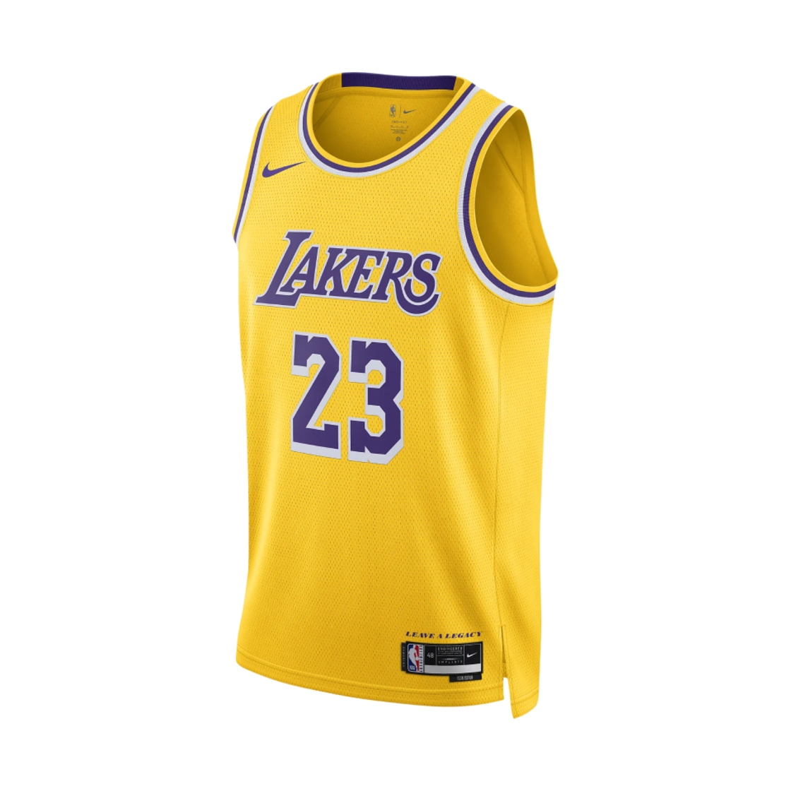나이키 르브론 제임스 LA 레이커스 아이콘 에디션 2022/23 NBA 스윙맨 저지 아마릴로(Nike LeBron James LA Lakers Icon Edition 2022/23 NBA Swingman Jersey Amarillo)
