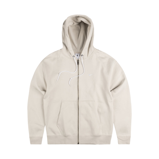 Nike NRG Solo Swoosh Full Zip Hoodie Light Bone White - US/EU