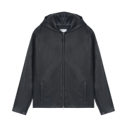 Hono Report Hooded Zip-Up Black