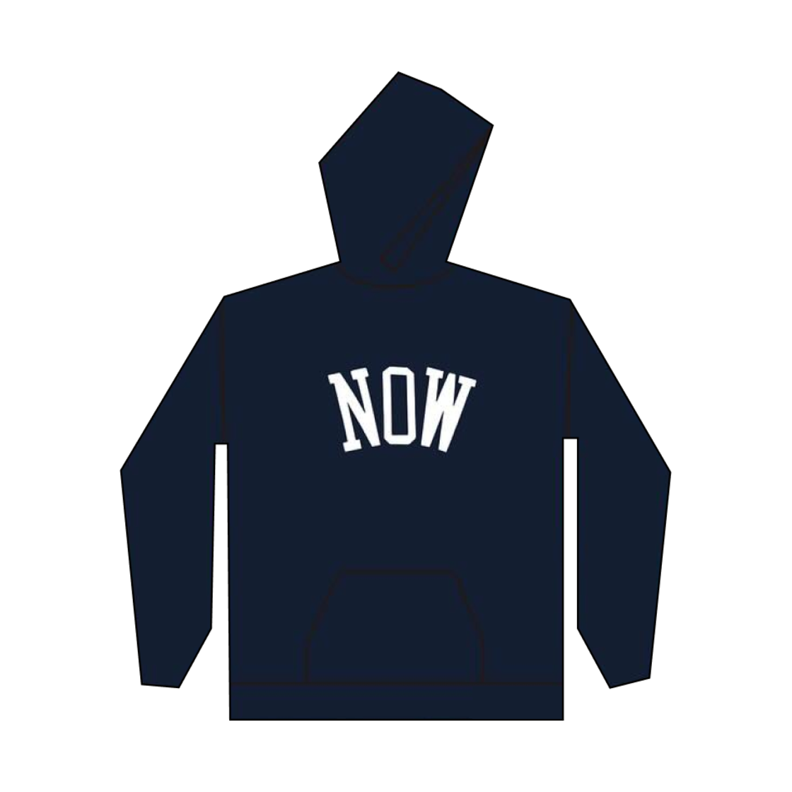 바나 나우 후드 네이비(BANA Now Hoodie Navy)