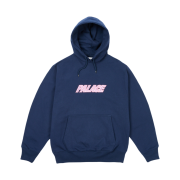 Palace Font Hood Navy - 24FW
