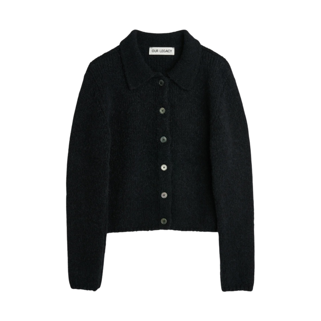 (W) 아워레가시 매찌 폴로 알파카 블랙((W) Our Legacy Mazzy Polo Alpaca Black) - 2