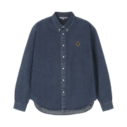 Heritage Floss Crest Denim Shirt Indigo