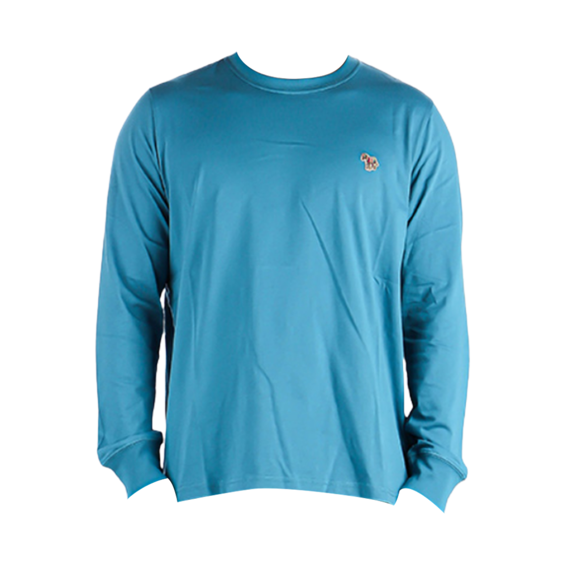 M2R-828RZ-M20064-44 Paul Smith Zebra Long Sleeve T-Shirt Light Blue