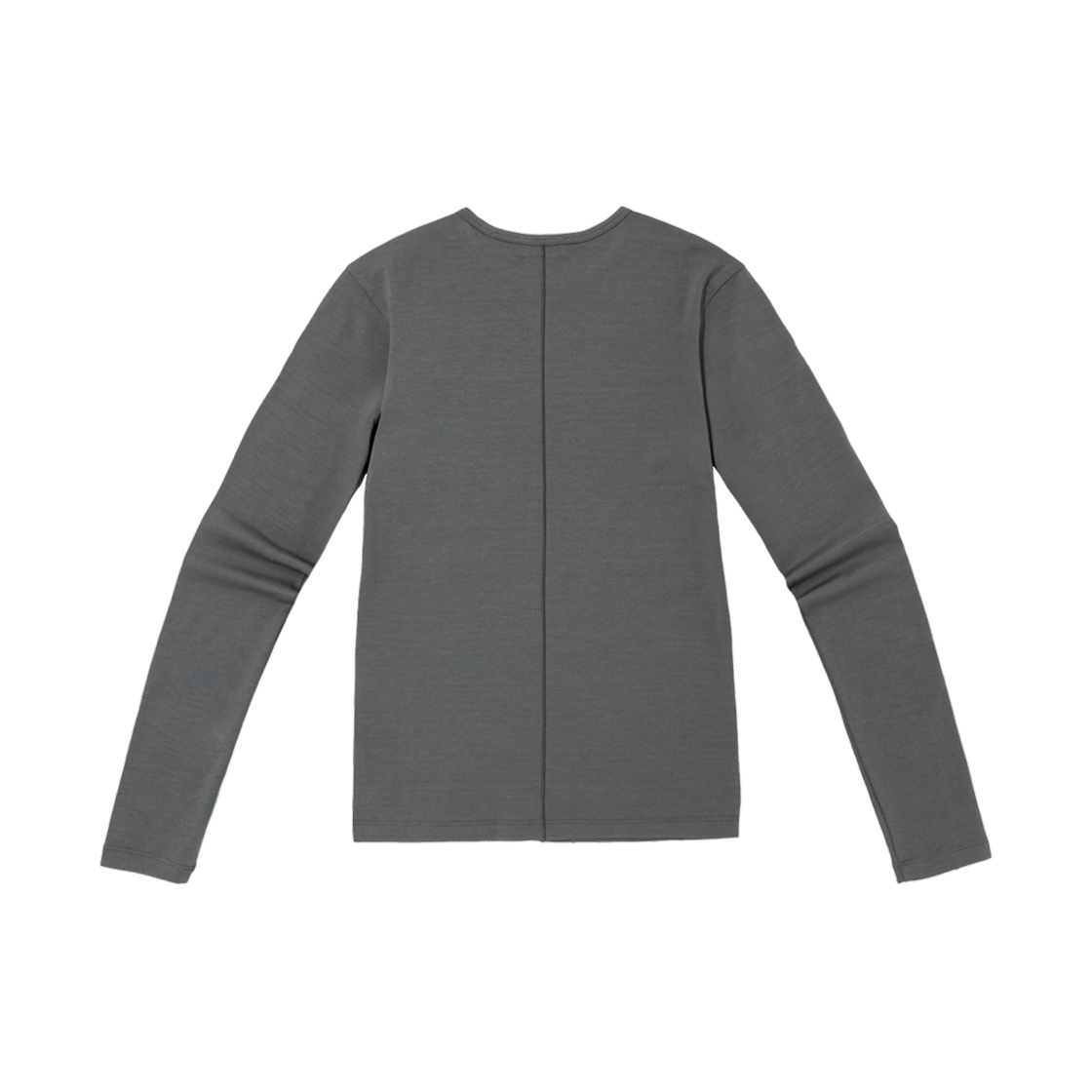 노스페이스 벨루카 울 롱슬리브 라운드 티셔츠 다크 그레이 - 25SS(The North Face Veluca Wool L/S Round T-Shirt Dark Gray - 25SS) - 2