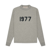 (Kids) Essentials 1977 Long Sleeve T-Shirt Dark Oatmeal - 22SS
