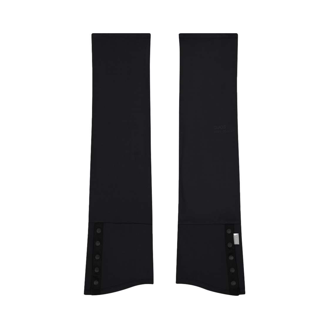 ◆ojos◆ Button Slit Leg Warmer Black 25SS-AC01-BK 오호스 버튼 슬릿 레그 워머 블랙 | OJOS | KREAM