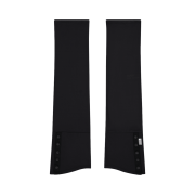 OJOS Button Slit Leg Warmer Black