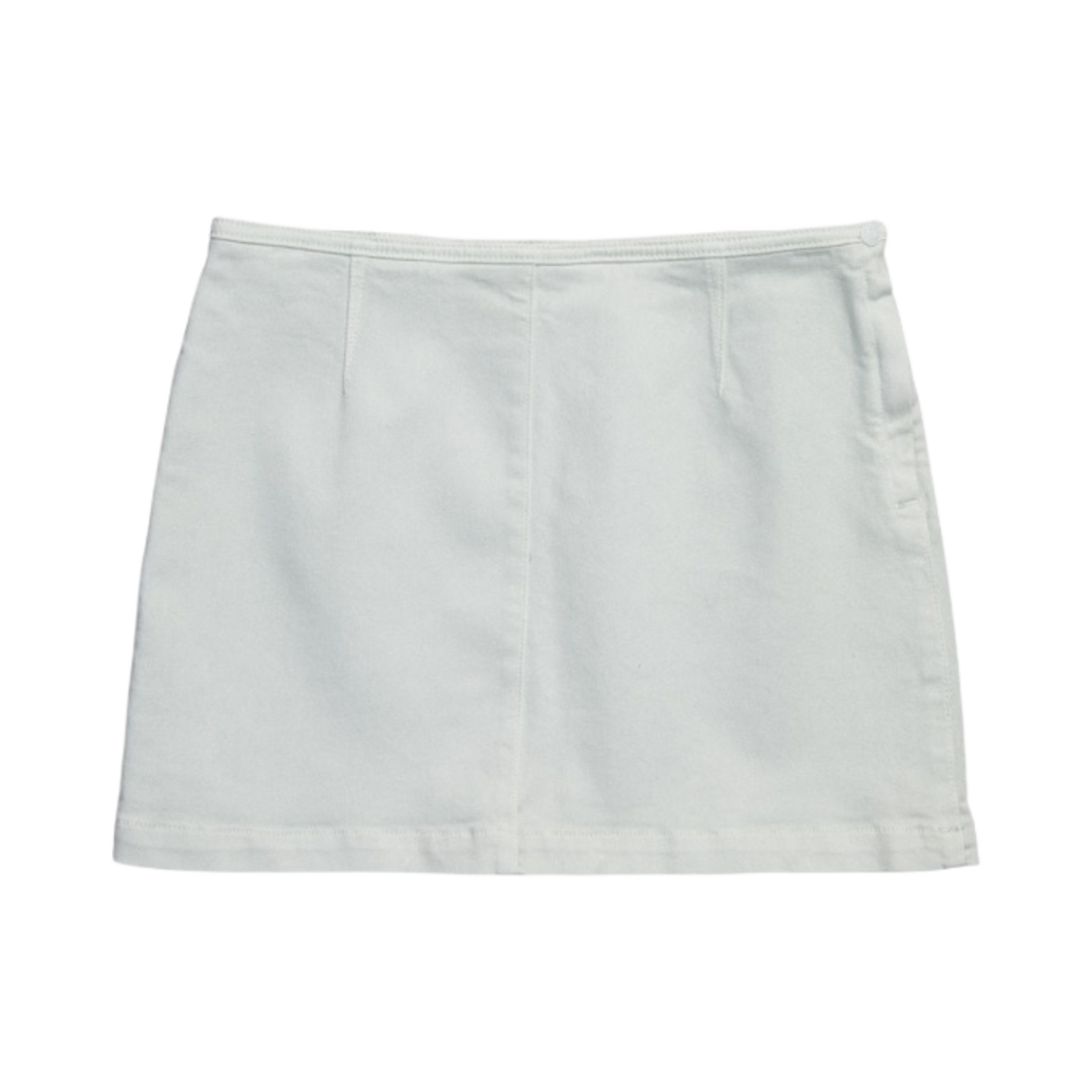 (W) 캘빈 클라인 x 제니 스컬프트 슬림핏 데님 미니 스커트 초크 블루((W) Calvin Klein x Jennie Sculpt Slim Fit Denim Mini Skirt Chalk Blue)