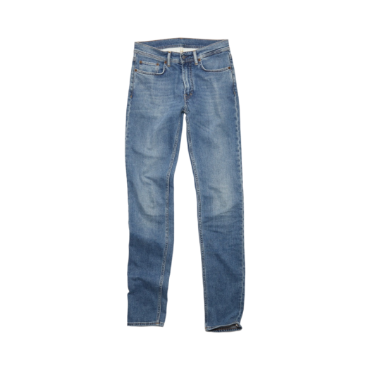 B00148-863 Acne Studios Skinny Fit North Jeans Mid Blue