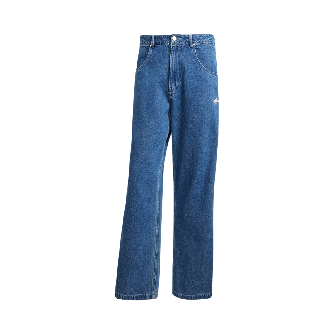 JC6234 Adidas Adicolor Denim Firebird Pants Medium Blue Denim - KR Sizing