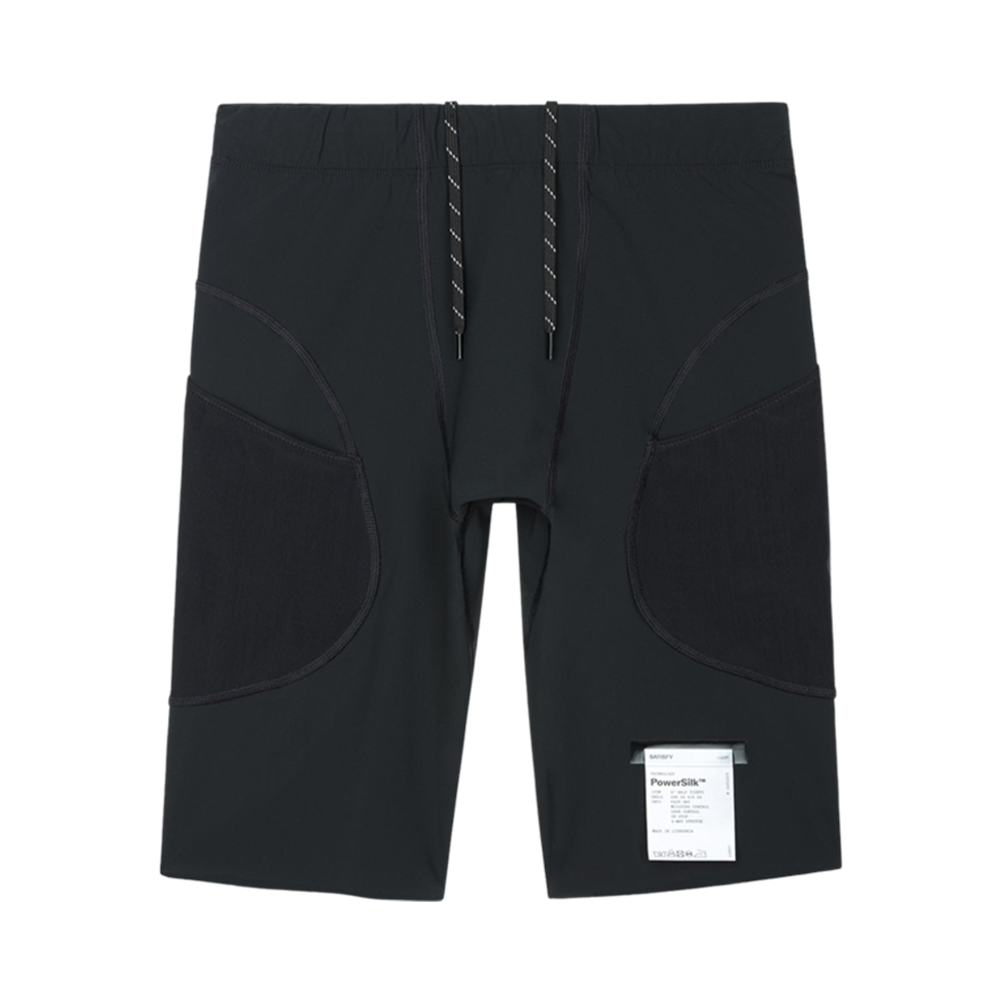 12037-BK Satisfy Powersilk 9 Inch Half Tights Black