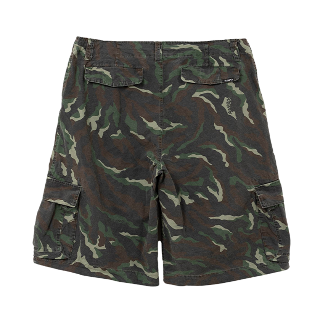 카미야 카모플라쥬 카고 버뮤다 팬츠 카키(Kamiya Camouflage Cargo Bermuda Pants Khaki) - 2