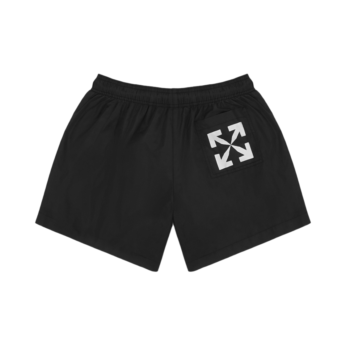 OMFA012C99FAB0011001 Off-White Single Arrow Swimshorts Black