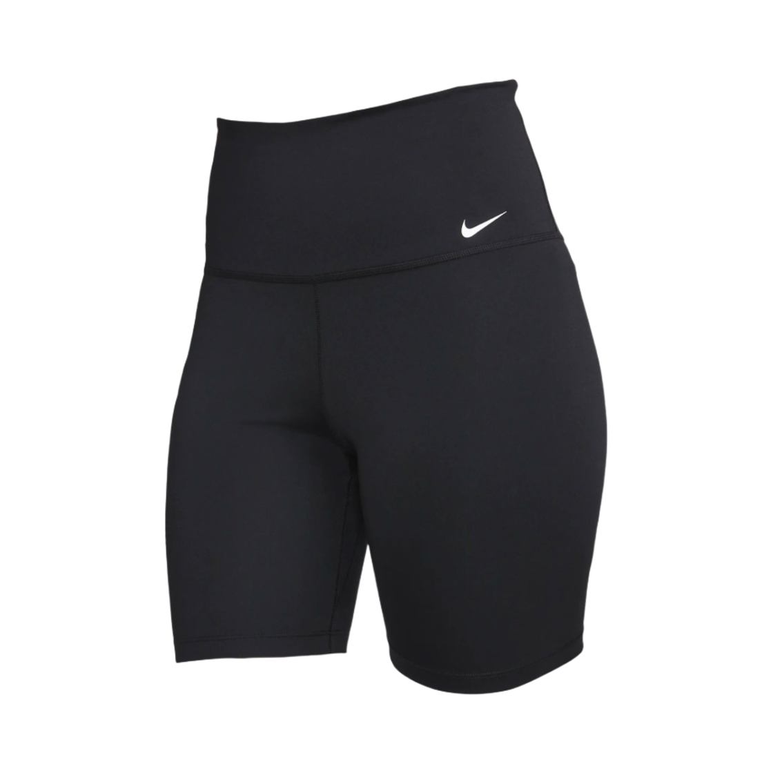 (W) 나이키 드라이핏 원 하이 웨이스트 7 인치 바이커 쇼츠 블랙 - US/EU((W) Nike Dri-Fit One High Waisted 7 Inch Biker Shorts Black - US/EU) - 1