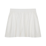 (W) TANNAT Lace Banding Shorts White