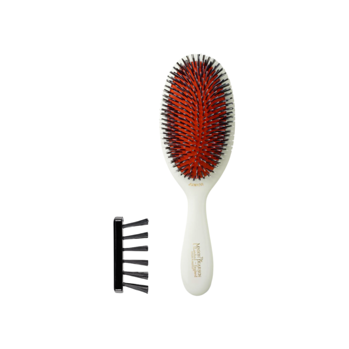 - Mason Pearson Junior Bristle Nylon Hairbrush BN3 Ivory White