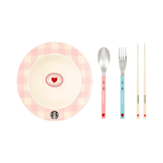 Starbucks DearLove Bowl & Cutlery Set