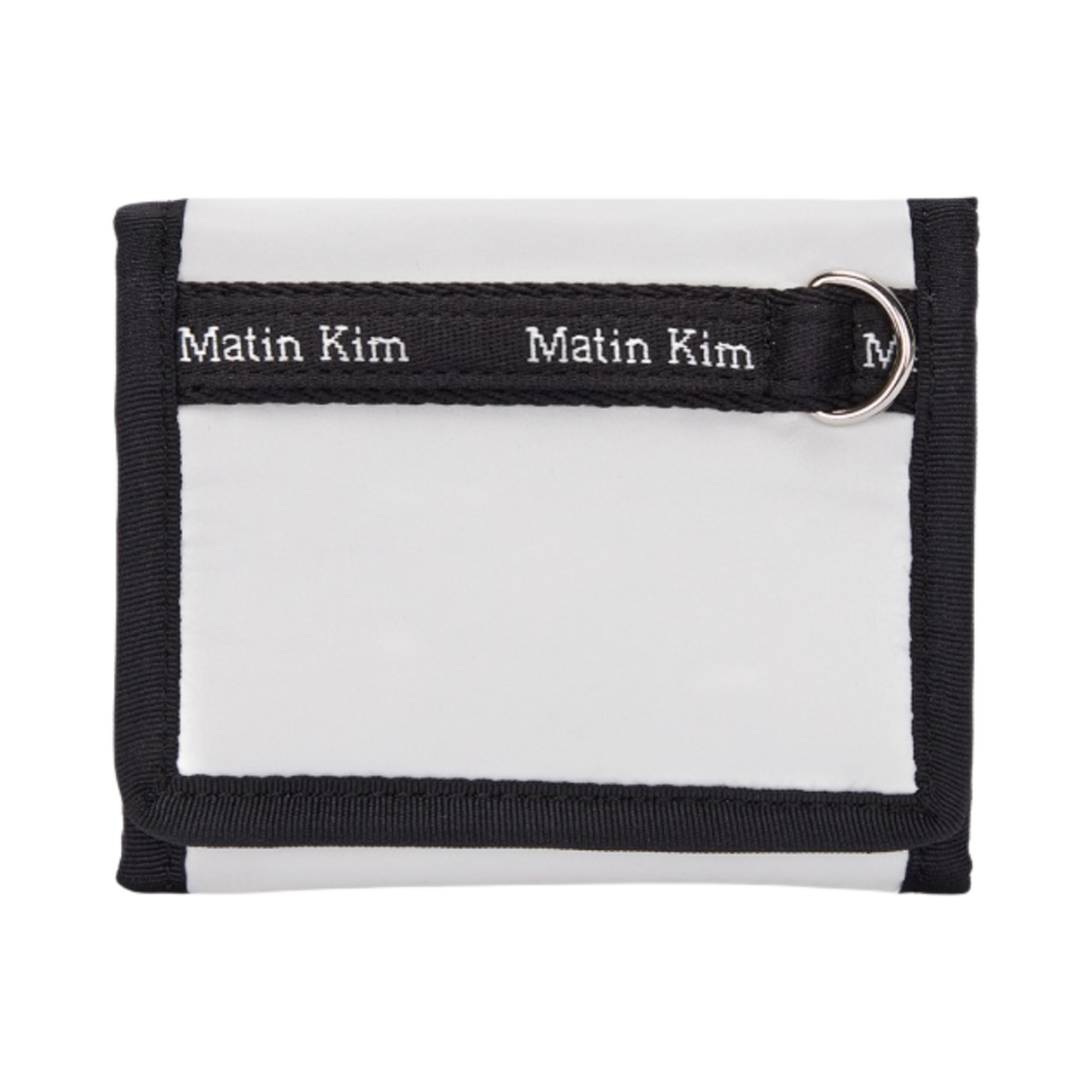 마뗑킴 글로시 캠프 지갑 화이트
