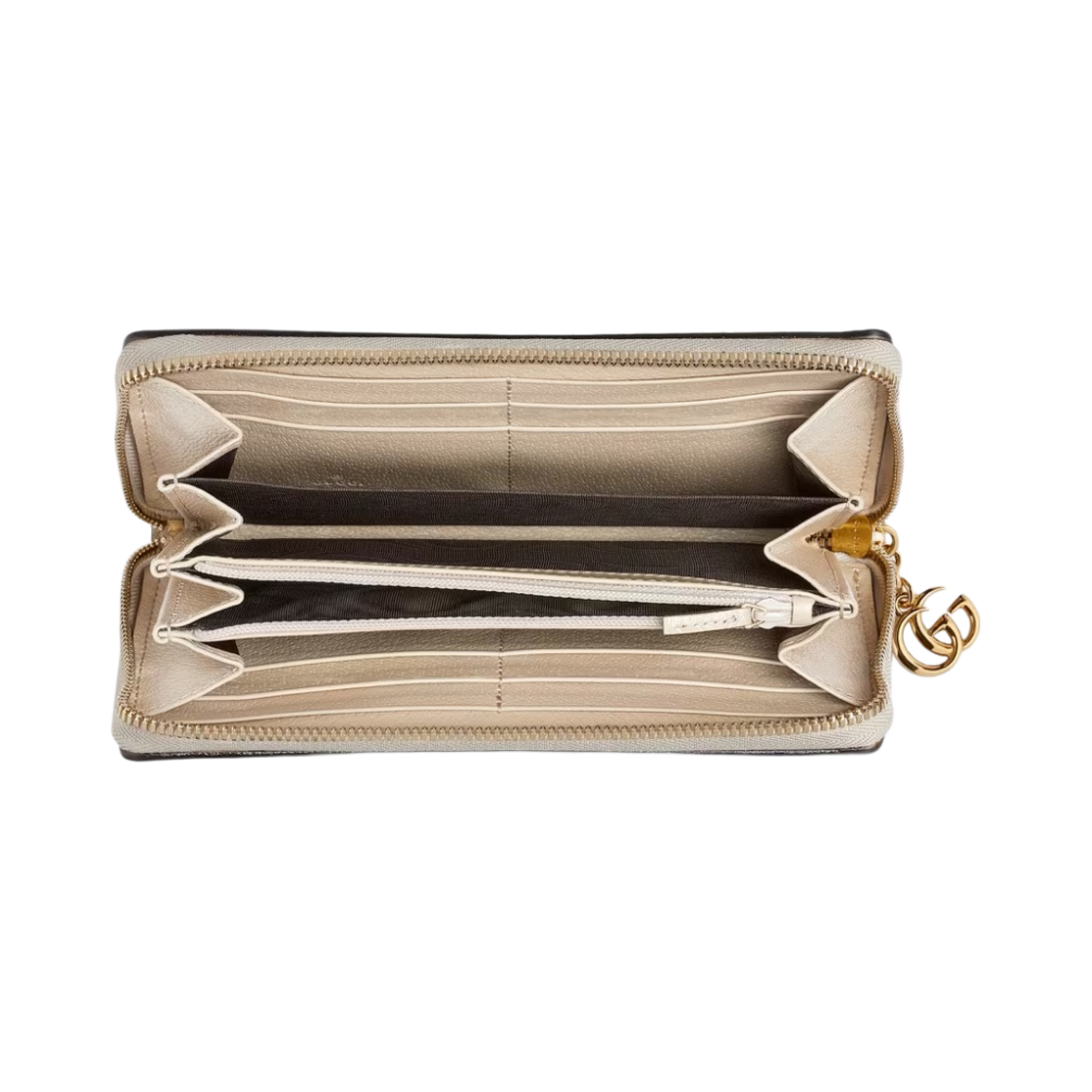 구찌 오피디아 GG 집 어라운드 지갑 베이지 화이트(Gucci Ophidia GG Zip Around Wallet Beige White) - 2